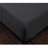 STRATO COTTON, Microfibra, Grigio, Lenzuolo Singolo (90x190x35 cm)