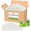 BOYUJK Cera di Soia per Candele 5KG, Premium Natural Cera per Candele, 100% Cera per Candele Fai da Te per La Produzione di Candele da Agricoltura Biologica