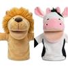 LOMTRATS Marionette a Mano con Animali per Bambini,Il Bambino Include Lupo Leone ecc.Bocche Aperte Mobili,Perfette per Raccontare storie,Insegnare,Scuola Materna,Regali di Compleanno