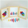 ReggioMaterials Specchio regolabile a 3 pannelli per bambini, diverse prospettive, pedagogia Montessori & Reggio ispirata