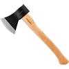Mivos Ascia per Beil 1000 g con manico in legno di hickory e lama in acciaio al carbonio - Accetta a mano per giardino e foresta - Ascia da spaccatura universale piccola e compatta - Ascia