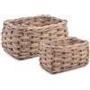 Andrea Bizzotto Set 2 Ceste in Rattan Malang L65 L51 cm