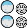 BLUTENET Set di 4 filtri HEPA per aspirapolvere Rowenta RO2910EA RO2913EA RO2915EA RO2932EA RO2933EA RO2957EA RO2981EA Swift Power Cyclonic, sostituisce ZR904301