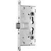 Homry BMH 1758.00007 - Serratura per porta di fuga DM65 PZ72, universale, a 1 anta, 24 mm, senza fori per rosette, in acciaio inox 1758, argento