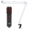 RØDE Rode X XDM-100 - Microfono per altoparlante USB + treppiede Keepdrum MS138, colore: Bianco