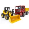 Bruder Camion con Pala Meccanica