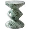 Pols Potten - Sgabello Zig Zag - Verde - Marmo