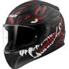 LS2 Rapid Kaiju casco integrale Nero Rosso Bianco