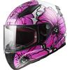 LS2 Rapid 2 Poppies casco integrale rosa