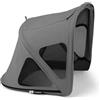 Bugaboo Fox Cappottina Breezy, Estensibile per una maggiore copertura e una Protezione Solare ottimale, Resistente all'Acqua, Compatibile Con Tutti i Passeggini Fox/Cameleon 3, Moon Grey