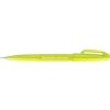 Pentel SES15 Brush Sign Pen pennarello punta fibra flessibile verde lime 10 pz