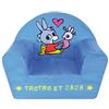 Fun House 713261 L'ANE TROTO E Zaza - Poltrona Club in schiuma per bambini