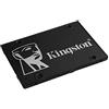 Kingston KC600 SSD SKC600/512G SSD Interno 2.5 SATA Rev 3.0, 3D TLC, Crittografia XTS AES a 256-bit