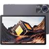 Cubot Tab 70 - Tablet 10.95 HD+, 16GB RAM (6GB+10GB Est.), 128GB ROM, 4G Dual SIM, Fotocamera 16MP, Batteria 8200mAh, Android 14, Unisoc T616, Grigio, Include Tastiera e Mouse BT