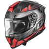 Premier casco integrale Hyper Carbon TK2 - Rosso Nero