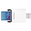 Samsung PRO Plus MB-SD512SB/WW - Scheda SD da 512 GB, UHS-I U3, Full HD e 4K UHD, 180 MB/s di lettura, 130 MB/s di scrittura, scheda di memoria per fotocamere e droni, con lettore di schede USB