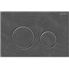 GEBERIT PLACCA DI COMANDO GEBERIT SIGMA 50 ARDESIA MUSTANG E NERO CROMATO 115.651.JM.1