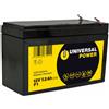 Universal Power AGM UPS12-7.2 F1 12V 7,2Ah AGM batteria UPS connessione senza manutenzione F1