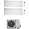 DAIKIN STYLISH CONDIZIONATORE DUAL SPLIT 9000+12000 BTU BIANCO GAS R-32 WI-FI INVERTER 2MXM40A A+++