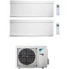 DAIKIN STYLISH CONDIZIONATORE DUAL SPLIT 9000+18000 BTU BIANCO GAS R-32 WI-FI INVERTER 2MXM50A A+++