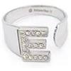 AB-GLOBAL Srl MYLOVLY GIOIELLI ABC ANELLI LETTERA E ARGENTO STRASS