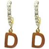 AB-GLOBAL Srl MYLOVLY GIOIELLI ABC ORECCHINI LETTERA D