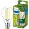 Philips LED Lampadina Goccia a Filamento Classe A Ultra Efficiente a Risparmio Energetico, 40W, E27, Luce Bianca Fredda