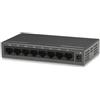 Intellinet Switch Intellinet Hub ethernet 10/100Mbps 8 Porte Desktop in Metallo [I-SWHUB-080ME]