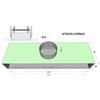 Ecoclima Plenum Isolato Per EDFL 2 Fer L800 P 300 Stacco Laterale D.150