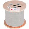 Non applicabile Cavo - Rete - Matassa U/utp Cavo Cat.6a Rame 305m Lszh Rigido Grigio