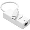 celexon adattatore M/F da USB-C a Ethernet, bianco
