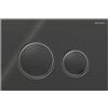 GEBERIT PLACCA DI COMANDO GEBERIT SIGMA 50 NERO E NERO CROMATO DOPPIO TASTO 115.651.SJ.1