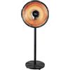 Bimar HR320 Stufa radiante a parabola Solemio, Lampada riscaldante, Stufa radiante infrarossi, Stufa portatile, Potenza regolabile, Oscillazione automatica, Con interruttore di sicurezza ribaltamento