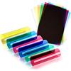 Habercrafts Fogli di acetato A3 OHP foglio di acetato trasparente pellicola di plastica filtro luce gel aiuto alla lettura spesso 100 micron aiuto alla lettura rosso, giallo, blu, rosa, verde, trasparente