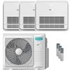 hisense Condizionatore Hisense Console AKT trial split 12000+18000+18000 BTU inverter A++ unità esterna 10 kW codice prodotto 5AMW105U4RQC/AKT35UR4RSK8_1/AKT52UR4RK4_2