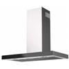 Tecnowind Cappa a Parete 60 cm Acciaio Inox e vetro Nero Classe C Tecnowind LENS MID PLUS 60 - K337I0023