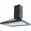 Tecnowind PRONTA CONSEGNA - SPEDIZIONE IMMEDIATA Cappa a Parete 90 cm Nero con camino Classe D Tecnowind ELETTA BLACK 90 - K217R0221