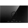 Elica Piano cottura a induzione con cappa integrata, Linea NikolaTesla Switch Glow EVO BL/A/83, 83 cm, Colore Nero - PRF0196335