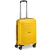 MODO BY RV RONCATO Galaxy trolley cabina 55 CM, rigido e con sistema di chiusura con sistema di chiusura TSA - GIALLO SOLE