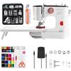Dekaim FLSM-519 Macchina da cucire, Macchina da cucire elettrica per principianti e bambini, 12 programmi di puntatura, braccio libero, luce per cucire e piedino elettrico (EU Plug) (macchina da
