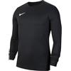 Nike Y Nk Dry Park VII JSY LS T-Shirt A Manica Lunga, Unisex Bambini, Black/White, S