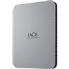 LaCie Mobile Drive 5TB, Hard disk esterno portatile, per PC Mac iPad & iPhone, Adobe All Apps, Data Rescue Service (STLP5000400)