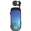 SUNSEATON Auricolare Bluetooth Business con Filo Retrattile, Auricolar Senza Fili con Microfono, Bluetooth V5.2, Vivavoce, Compatibile per Universale Smartphone (Blu)