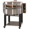 Ristoattrezzature Modello: 7371,Forno a gas per pizza rotante camera singola con vetri curvi 1280x1090x1470 mm