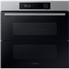 Samsung Forno Elettrico da Incasso Ventilato Multifunzione con Grill Cottura a Vapore 76 Litri 60 cm Classe A+ colore Inox - NV7B5740TBS/U5 Dual Cook Flex Serie 5