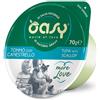 Oasy More Love Green Cup Cibo Umido per Gatti - 12x70 gr - Tonno con Canestrello