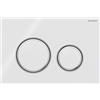 GEBERIT PLACCA DI COMANDO GEBERIT SIGMA 50 BIANCO E CROMO 115.884.SI.1