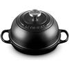 LE CREUSET CASSERUOLA ROTONDA PER PANE 24 CM NERO OPACO