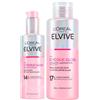 L'OREAL PARIS L'Oréal Paris Elvive Glycolic Gloss Siero Senza Risciacquo per Capelli Porosi e Spenti Lucentezza Intesa e Duratura da 150ml + Trattamento Laminazione 5 minuti con Acido Glicolico da 200ml - 2 Flaconi