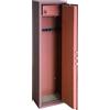 Utilia Armadio Portafucili 8 posti in Acciaio mm. 400x280x1480 h con serratura a Doppia mandata Cassetto portamunizioni Effetto legno - KG145-8 L
